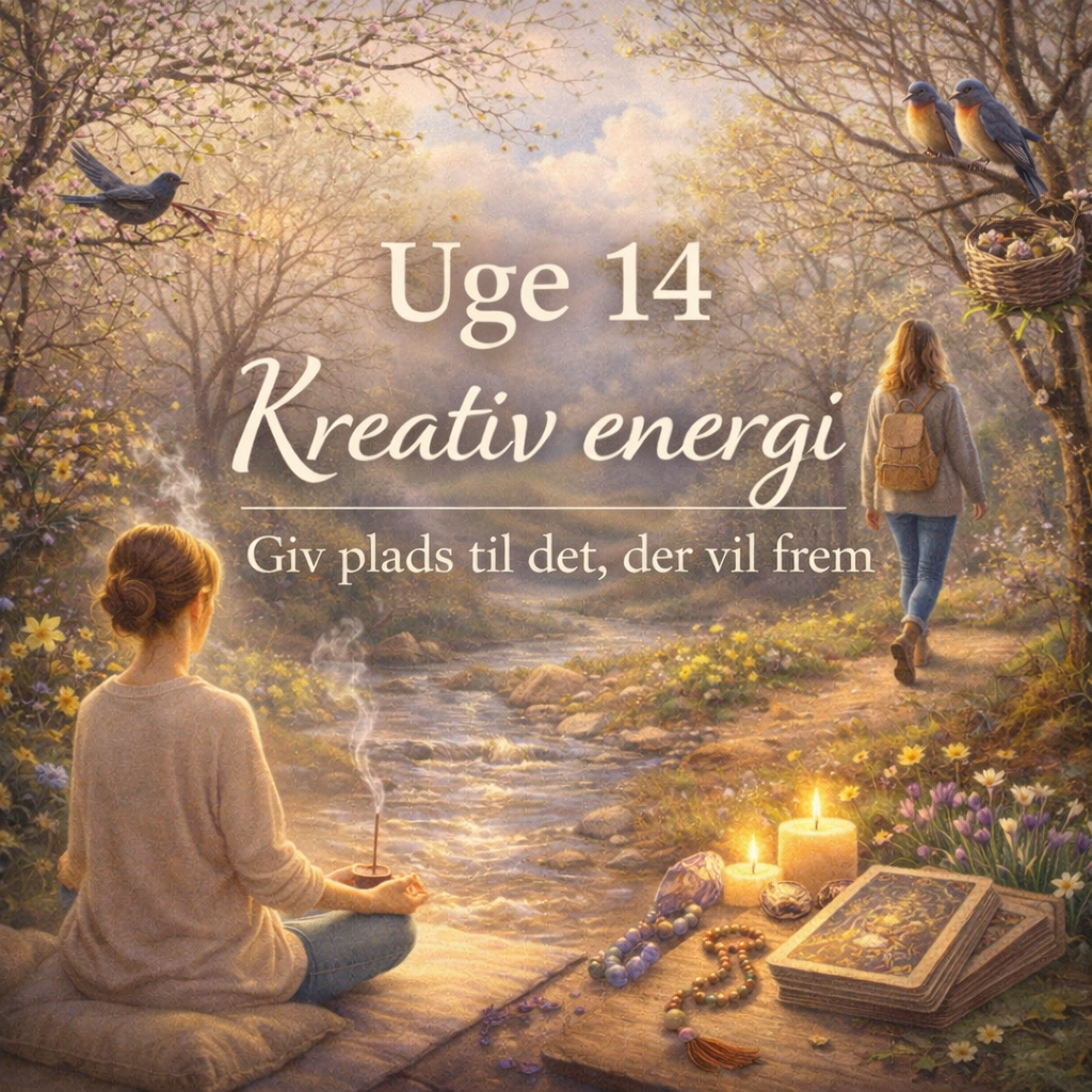 Årets Cyklus Uge 14 – Kreativ energi: giv plads til det, der vil frem